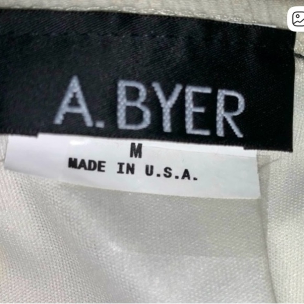 A. Byer White Skirt Sz M - Picture 4 of 4